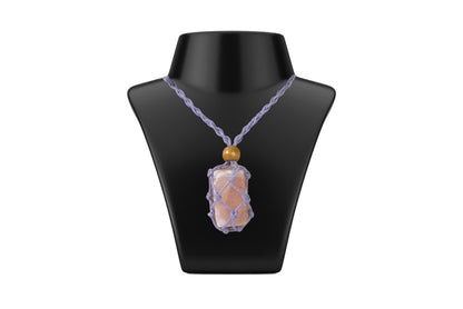 Salt Crystal Pendants Boho Chick with 25-30 inch adjustable Necklace