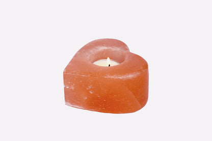 Himalayan Salt Candle Holders – Heart, Ball & Natural Shapes